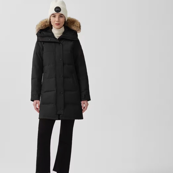 Canada Goose Black Shelburne Parka Style #3802L - Picture 2 of 10